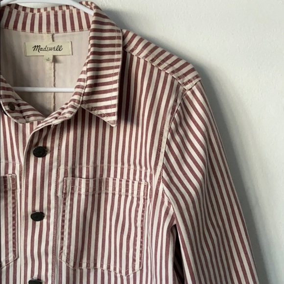 Madewell Jackets & Blazers - MADEWELL striped chore coat